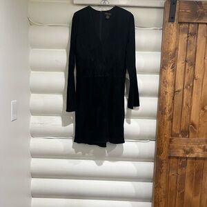 Chic Black Long Sleeve Dress